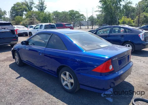 2004 Honda Civic Ex z USA, uszkodzony, nr VIN 1HGEM22964L014282